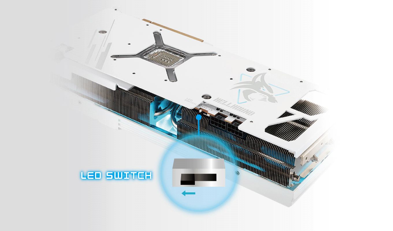 Hellhound Spectral White AMD Radeon RX 7900 XTX 24GB GDDR6